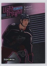 2023 Upper Deck Synergy Light Up The Night Rookies Pink /699 Samuel Knazko fm0