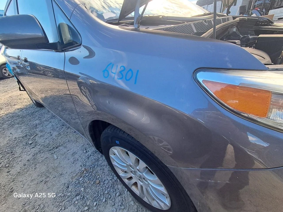 2017 丰田 Sienna 右乘客挡泥板 灰色 原始设备制造商 仅本地皮卡 — 第 2/4 张图片