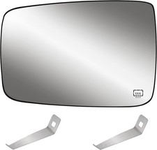 Driver Side Heated Mirror Glass Compatible with 2009-2018 Dodge Ram Pick-Up 1500