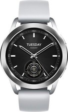 Xiaomi Watch S3 Smartwatch Acciaio Inossidabile Gomma Fluorata, 22 mm, Argento
