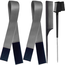 Wig Band 2 Pcs with Brush Comb Set, For Lace Melting Edge Wrap Lay Edges El