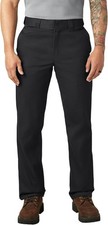 Dickies Men's 874 Work Pants 32W x 30L Black Chino Original Fit Relaxed Straight
