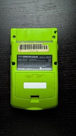 Nintendo Game Boy Color System Kiwi Lime Green - Tested (read desc)