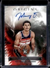 2022-23 Panini Origins Johnny Davis Auto Autograph RC #RA-JDR Wizards Rookie