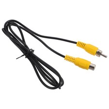 1 Pack Yellow Rca Audio Extension Cable Durable ABS Copper for Sound Audio