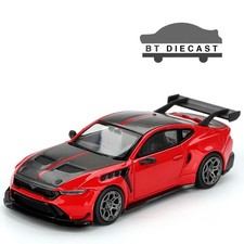 MINI GT FORD MUSTANG GTD 1/64 DIECAST MODEL CAR RACE RED MGT01196