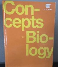 Concepts of Biology Openstax Hardcover Book Science Biology English