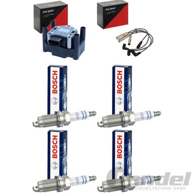 MAXGEAR ZÜNDSPULE + ZÜNDKABEL + BOSCH ZÜNDKERZEN passend für VW VAG 1.2 TSI TFSI