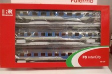 RIVAROSSI HR 4407  - FS SET 3 CARROZZE nuova livrea INTERCITY NOTTE - EP VI HO