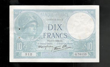 France, 1939, 10 Francs, P-84, CRISP aEF!