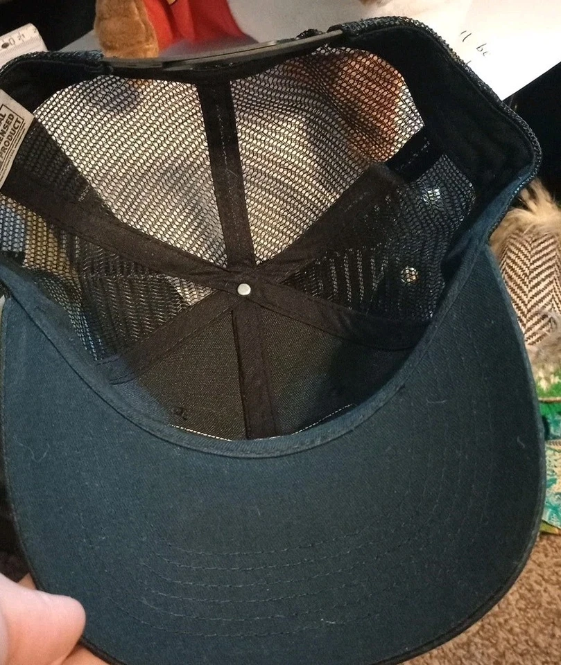 Gorra de béisbol Snap-On Tools para hombre parche adhesivo logotipo malla SnapBack negra  Foto 3 de 4