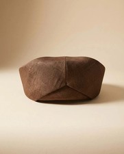 Vintage Brown Pillbox Hat 1950s 1960s Structured Mid Century Hat