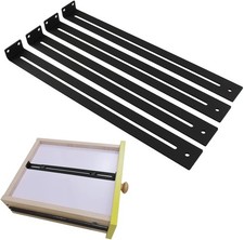 Drawer Repair Kit,Middle Mount Furniture Bracket,Reinforce Breakage,Screws Incl