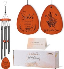 Christmas Sister Gifts Wind Chimes, Best Birthday Gift from D-sister