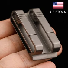 EDC Quick Buckle Detach Belt Waist Hanging Men Car Keychain Tool Titanium Alloy