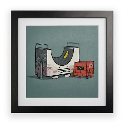 Living Skatepark nummeriert 30x30 quadratischer Druck von Graffiti & Street Artist Kint1r