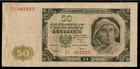 Poland 50 Zlotych 1948 PMG 20   P#138 Series # C2 462923 National Bank — photo 4
