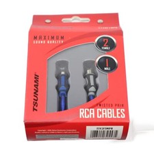 Metra Tsunami Stereo RCA Audio Cables, 1 Male to 2 Female