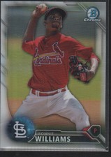 RONNIE WILLIAMS  2016 BOWMAN CHROME DRAFT REFRACTOR CARD #BDC-163