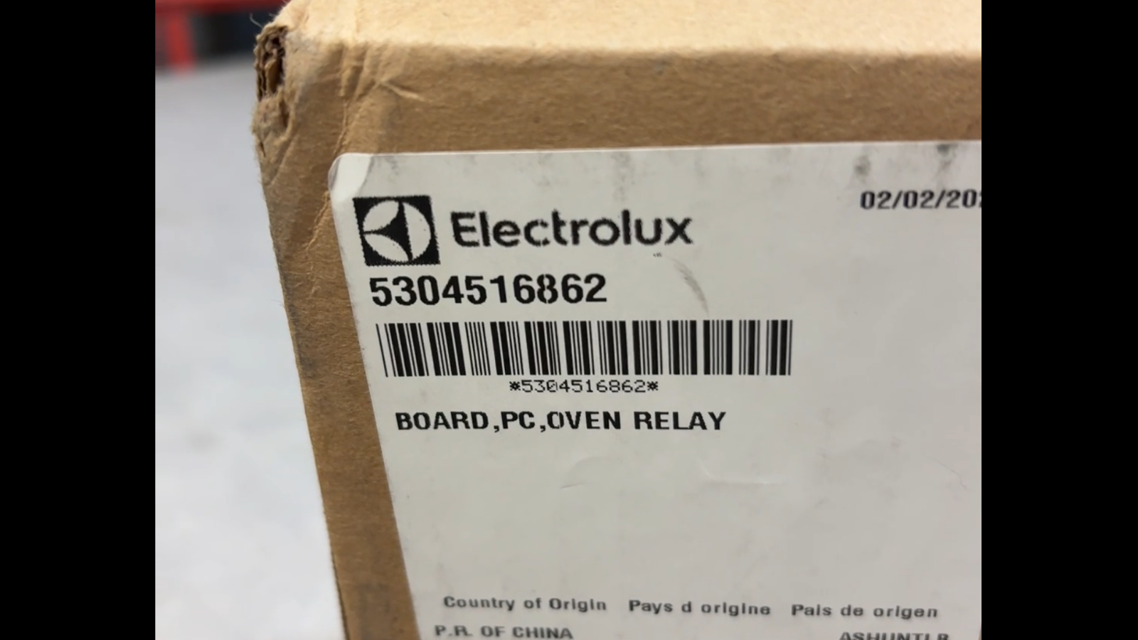 Frigidaire 5304516862 Range Oven Relay Control Board