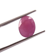 AAA Natural Unheated-Untreated Mozambique Ruby Oval Loose Gemstone Cut 4.10 CT