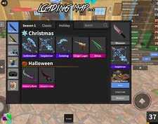 Roblox Murder Mystery 2 MM2 Icepiercer Ancient Godly Knifes and Guns