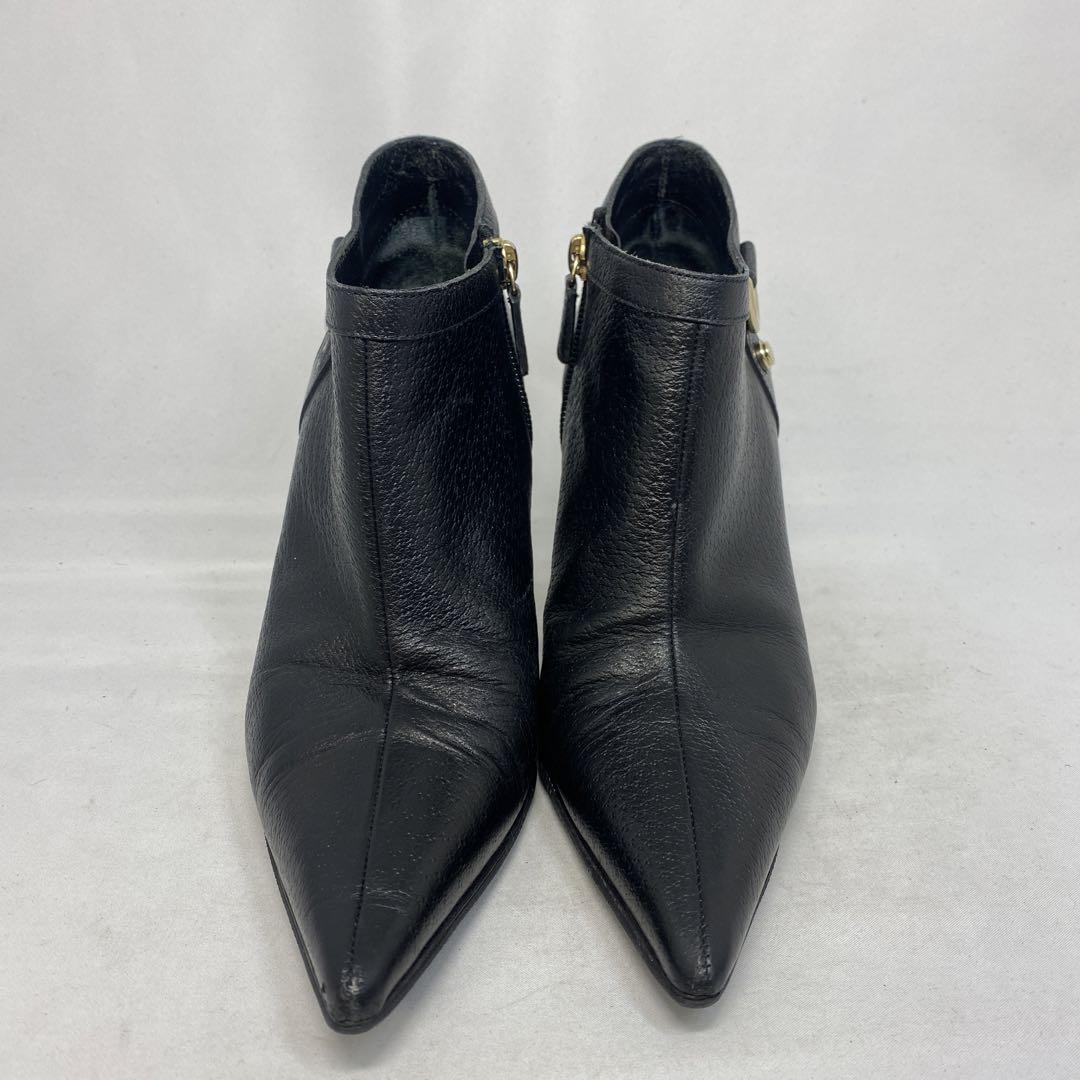 Gucci Boots Black Leather With Zipper Size 37 US About7 For Gucci Boots Black Leather With Zipper Size 37 US About7 For