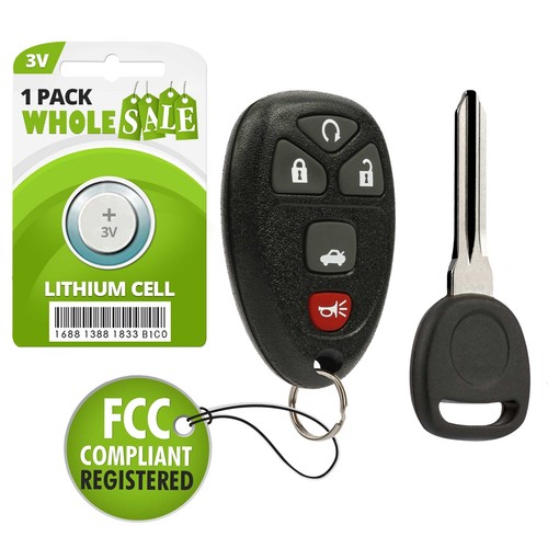 Replacement For 2006 2007 2008 2009 2010 2011 Buick Lucerne Key + Fob