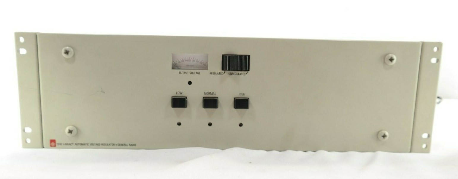 General Radio Variac 1592 Automatic Voltage Regulator T5