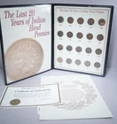 US MINT 1890 - 1909 The Last 20 Years of Indian Head Pennies, Booklet, COA
