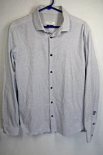 Gianni Versace Collection Trend Long Sleeve Button Down Shirt Size 41 Dress