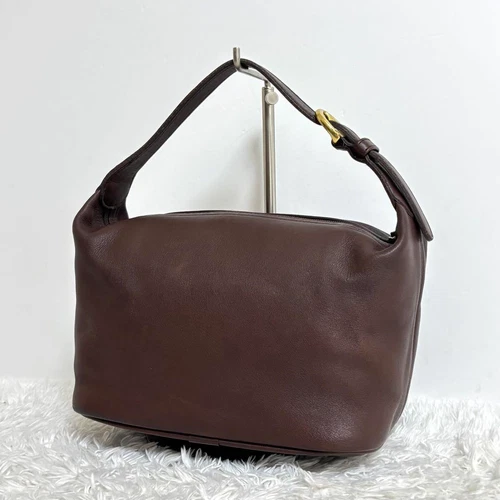 Vintage Old COACH 4145 Soho Bag/Handbag Shoulder Bag Dark Brown Leather Good - Picture 3 of 8