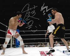 Ken Shamrock Kazushi Sakuraba Signed UFC 8x10 Photo BAS Beckett COA Pride FC 30
