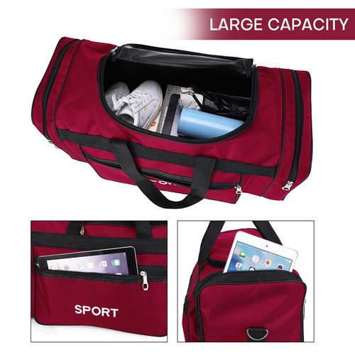 Oxford Travel Duffle Bag Waterproof Shoulder Weekender Overnight Gym Sport Bag eBay