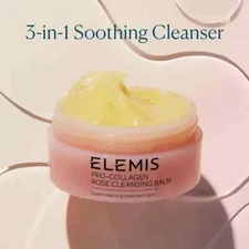 ELLEMIS Anti-Ageing, Pro-Collagen Rose Cleansing Balm %100 Authentic 1.7oz
