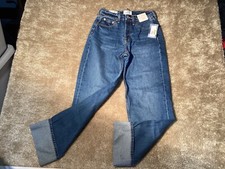 Universal Thread Women's Mid-Rise Baggy Jeans Classic 90's Vintage Straight Fit