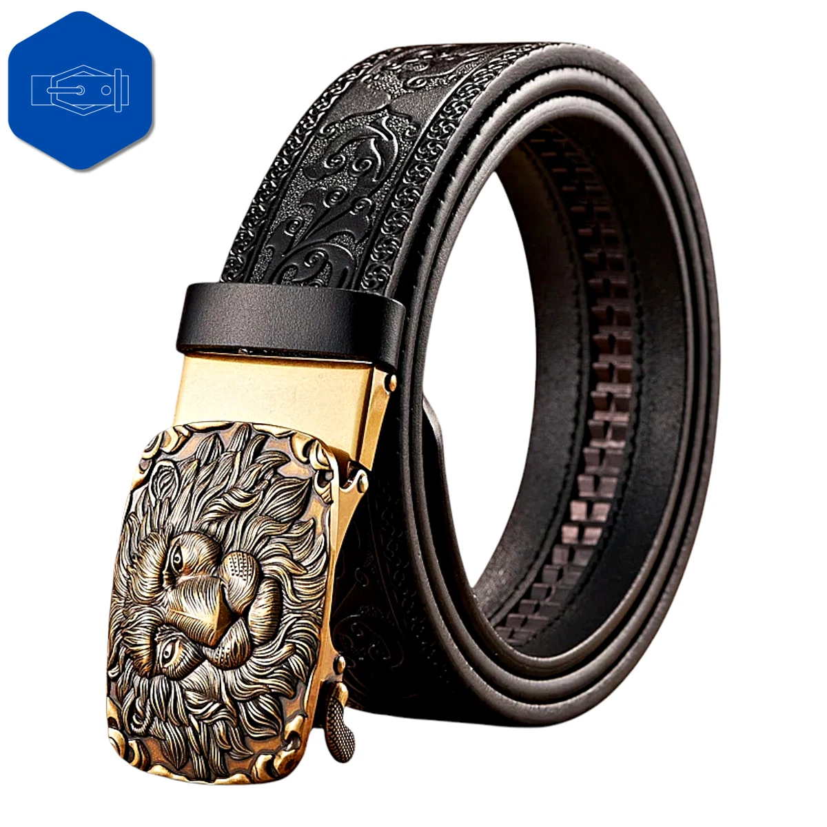 Lion Head Belt In Men