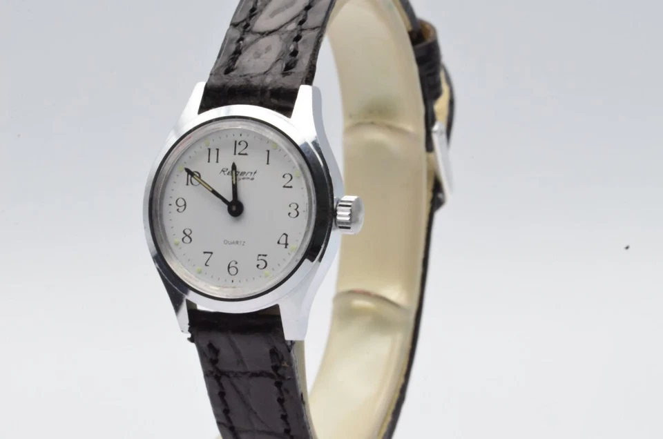 Regent Women's Watch 0 15/16in Quartz Vintage RAR with Leather Band Wrist 6 7/ - Image 4 of 4