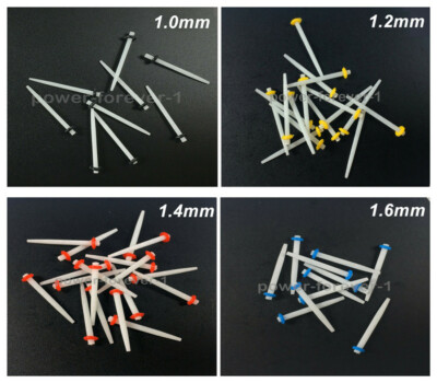 Dental Fiber Post Root Canal Glass White Straight Smooth Crown Core 65% Drills