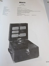 Schema elettrico Radio Nora K 26, 1936