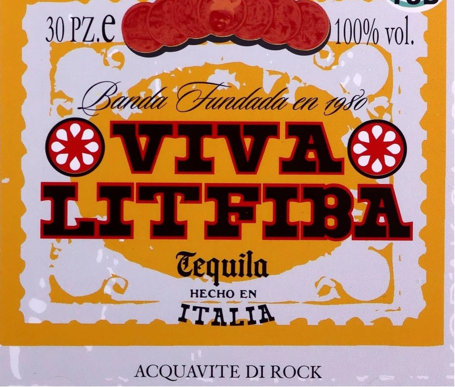 LITFIBA - VIVA LITFIBA - 3LP VINILE BIANCO GIALLO ROSSO NUOVO SIGILLATO LIMITED