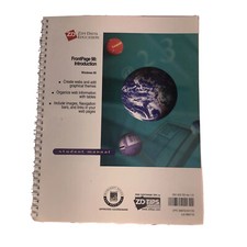 Vintage ZD Ziff Davis Education Word 98 Level 1 Windows 95 student manual 1998