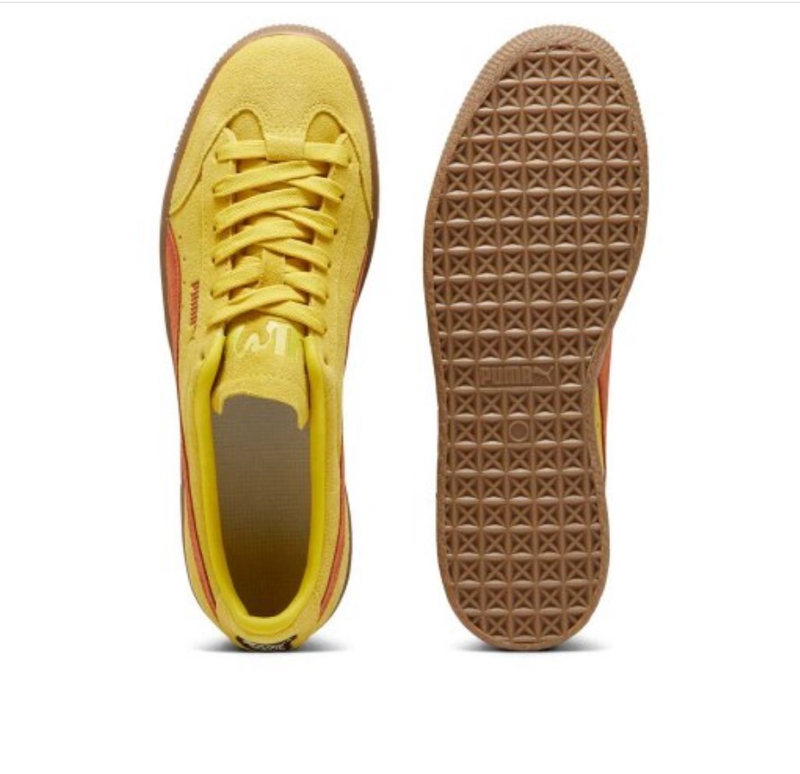 Puma x Perks And Mini Suede Vintage men's shoes 394768 01 yellow