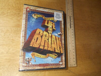 New Life of Brian Monty Python 2 disc DVD Factory Sealed Immaculate Edition