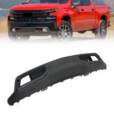 Front Bumper Valance W/Tow Hook Hoke For 2019-2021 Chevry Silverado 1500
