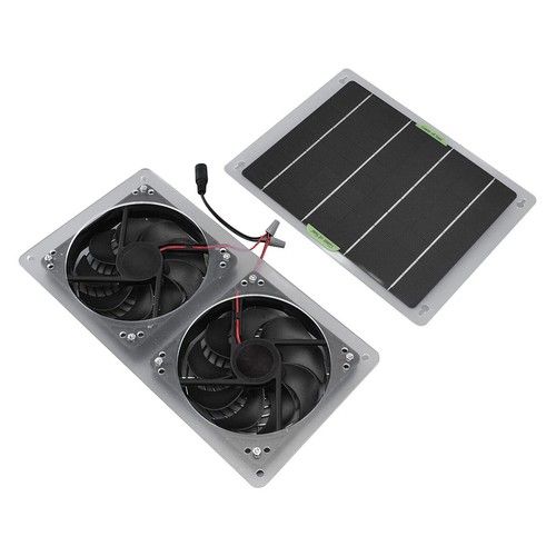 100W Solar Panel Fan Ventilator Exhaust Fan Kit for Greenhouse Shed Chicken CoJS - Picture 17 of 22