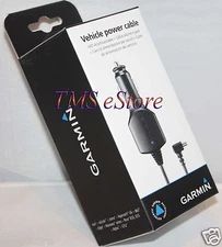 Genuine Garmin Zumo 220 350 390LM dezl760LM GPS Vehicle Power Cable/Cord Charger