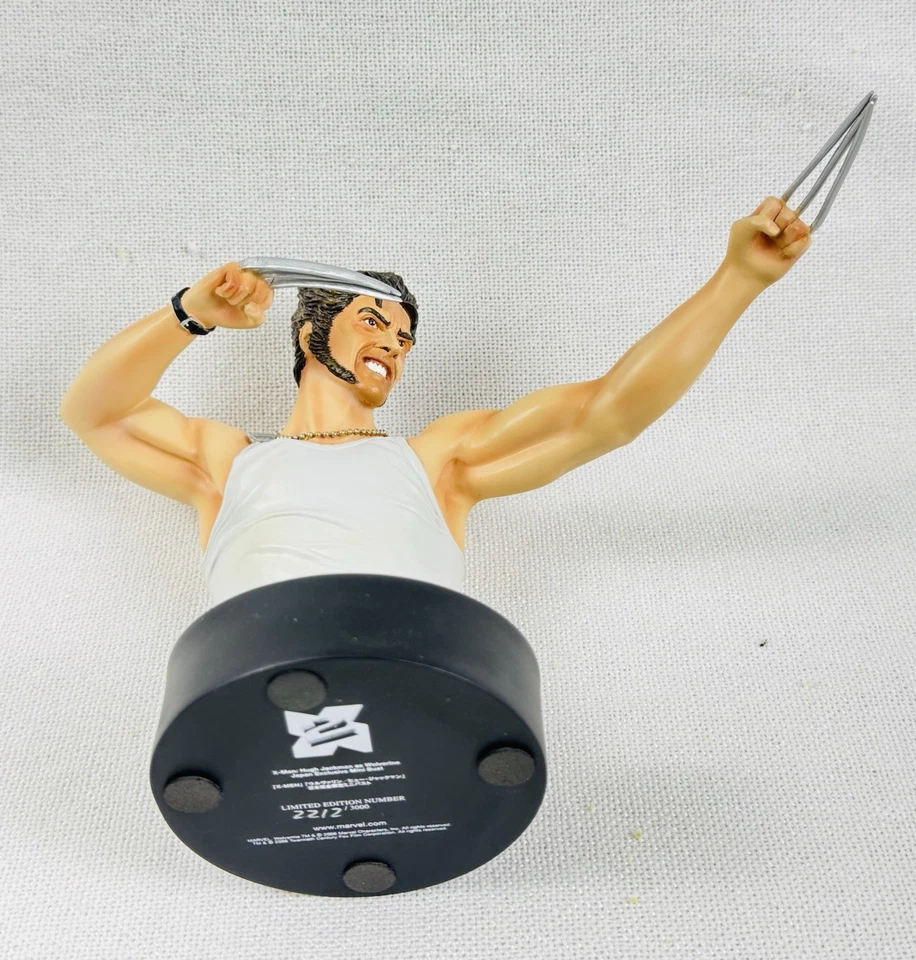 Mini busto gigante suave NFS X-Men Hugh Jackman Wolverine exclusivo de Japón 2212/3k Foto 2 de 4