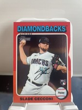 2024 Topps Heritage Slade Cecconi #397 Arizona Diamondbacks Rookie Card /999. rookie card picture
