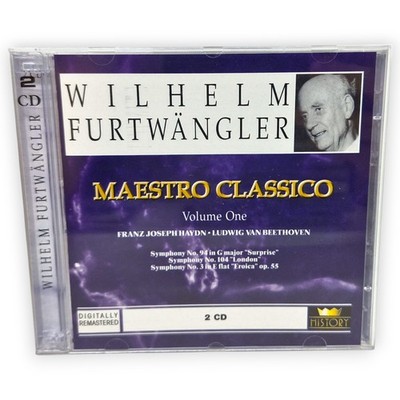 Wilhelm Furtwängler Maestro Classico Vol One 2 CD Audio Haydn Beethoven History